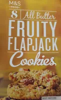 Fruity flapjack cookies
