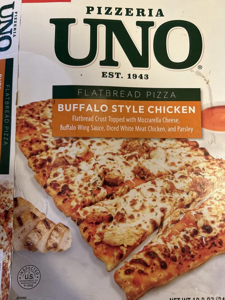 Buffalo Chicken Flatbread Pizza