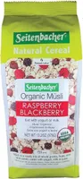 Organic muesli raspberry blackberry natural cereal