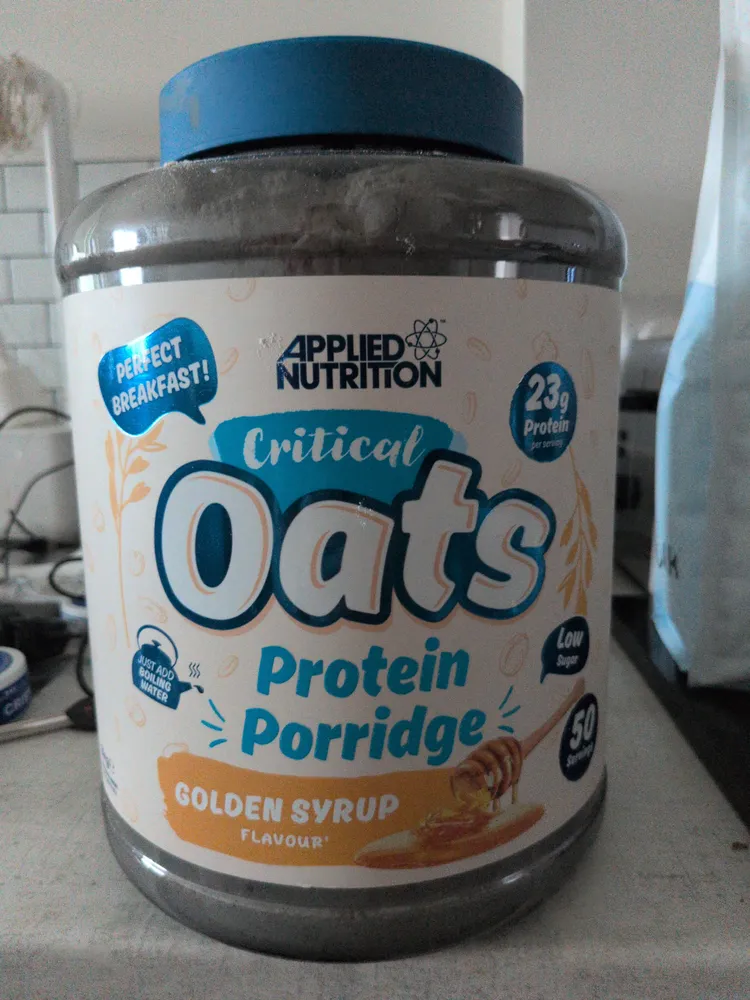 Critical Oats Protein Porridge Golden Syrup Flavour