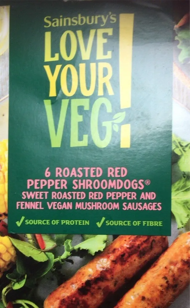 Roasted  red pepper shroomdogs