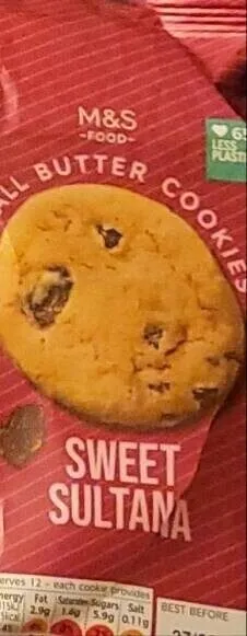 All Butter Sultana Cookies