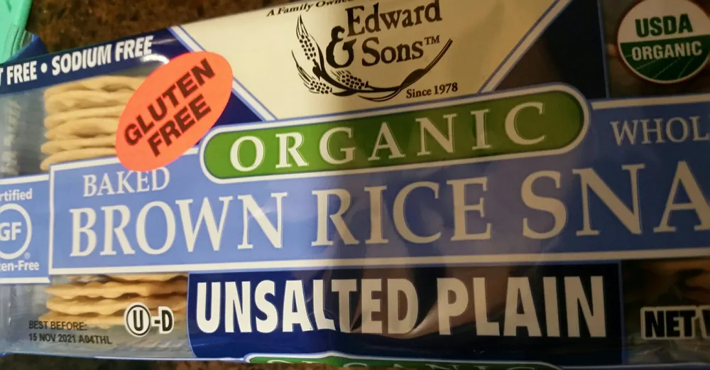 Brown Rice Snaps Unsalted Plain