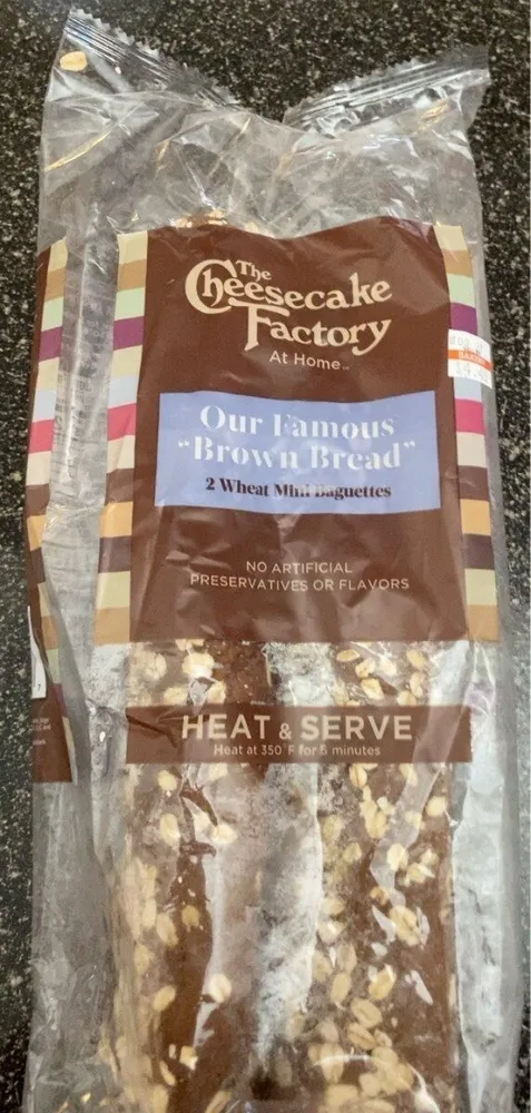 Our Famous "Brown Bread" 2 Wheat Mini Baguettes