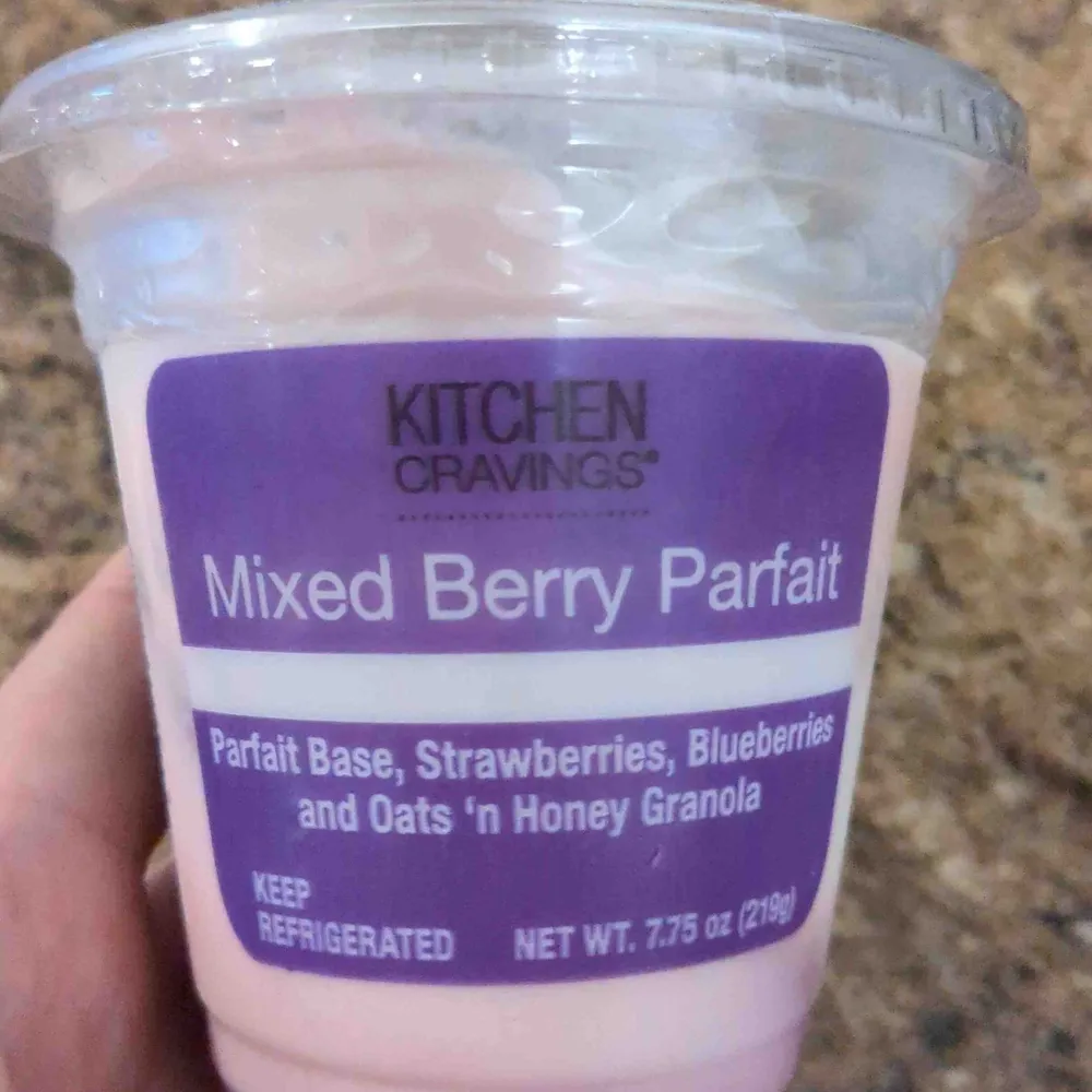 Mixed berry parfait