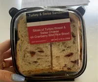 Turkey & Swiss Turkey Cranberry White & Wheat Swiss Cheese