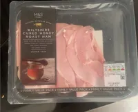 Wiltshire cured honey roast ham