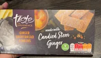 ginger shortbread fingers