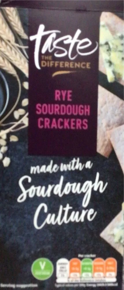 Rye Sourdough Crackers
