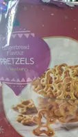 Gingerbread flavour pretzels