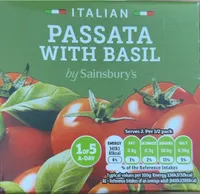 Sieved tomato passata with basil
