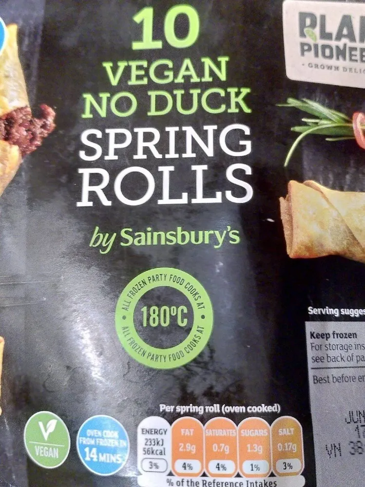 Vegan spring rolls