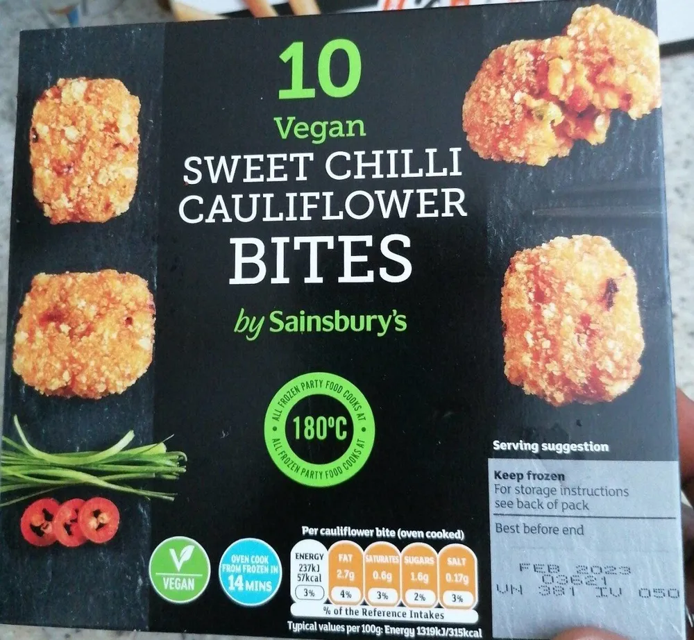 Sweet Chilli Cauliflower Bites