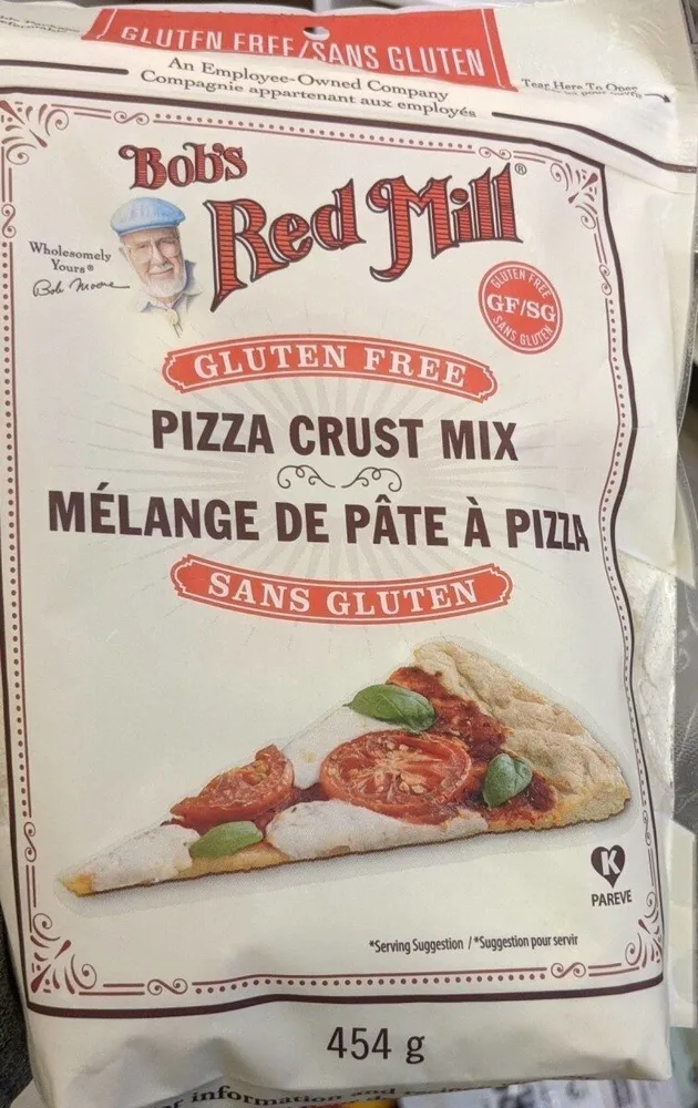 Mélange de pâte à pizza sans gluten