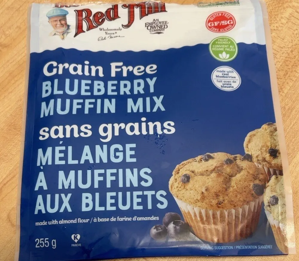 Grain free blueberry muffin mix