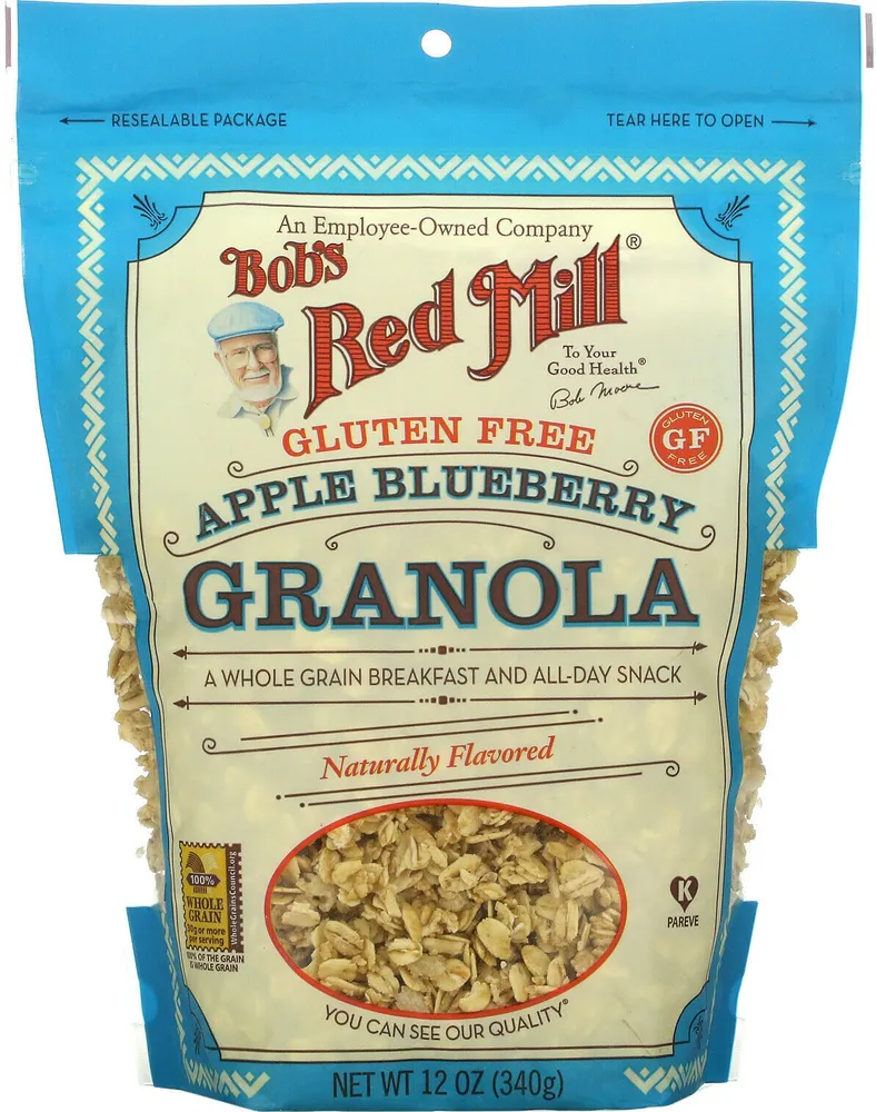 Bob's red mill, granola, apple blueberry, apple blueberry