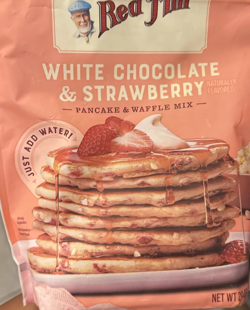 White Chocolate & Strawberry Pancakes Mix