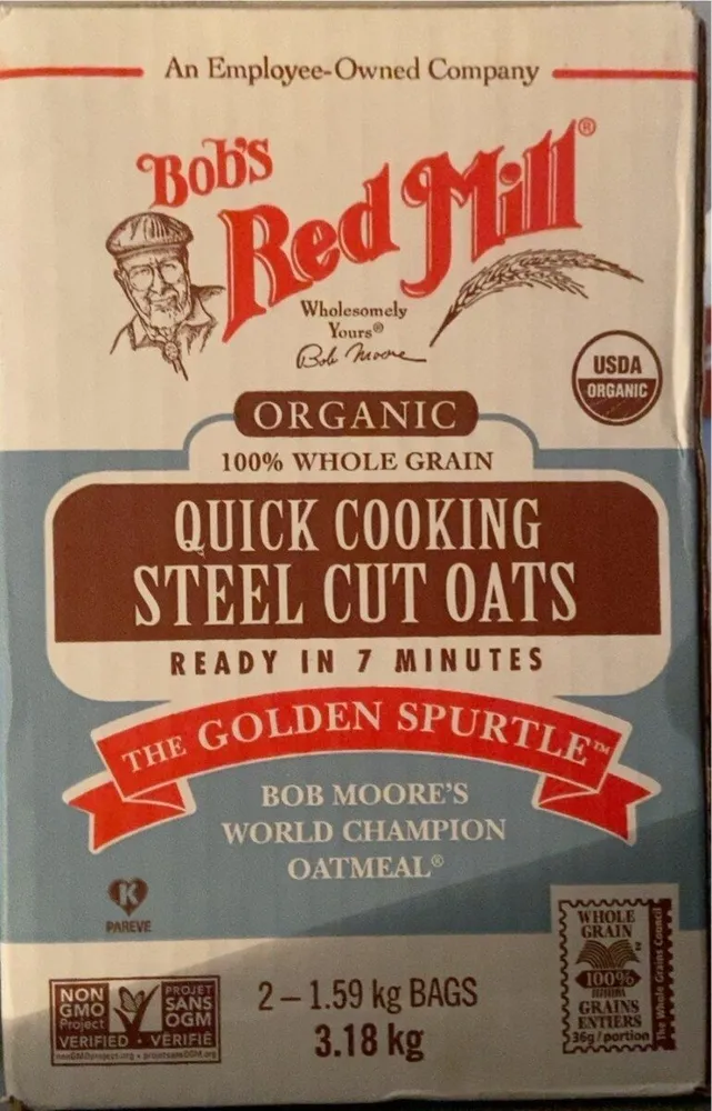 Organic Quick Cooking Steel Cut Oats