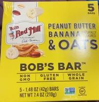 Peanut Butter Banana Naturally Flavored & Oats Bob's Bar