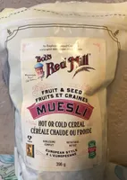 Fruits et graines muesli