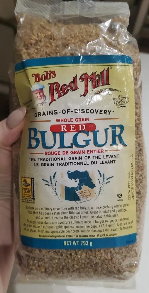 Whole grain red bulgur