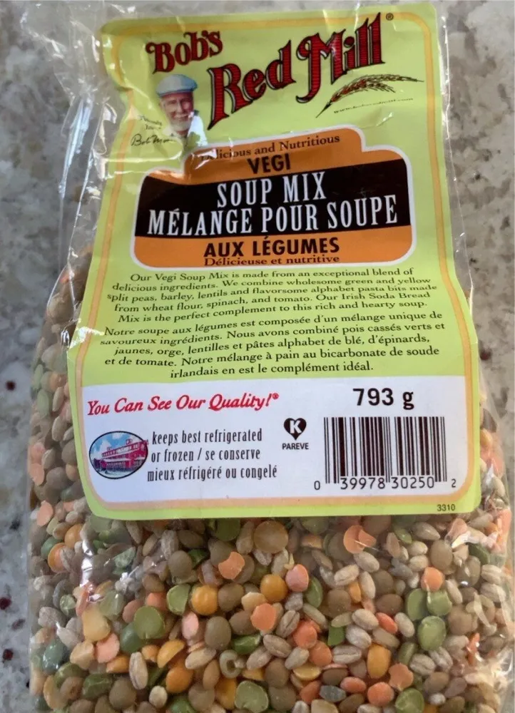 Vegetable soup mix