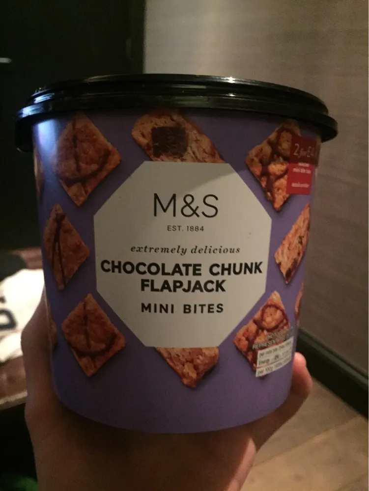 Chocolate Chunk Flapjack Mini Bites