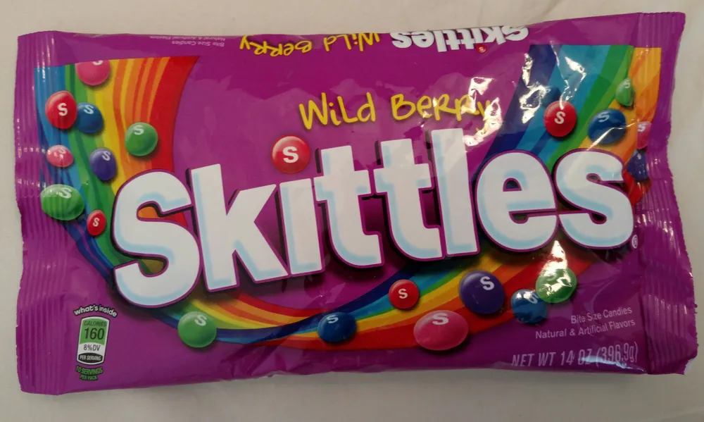 Wild berry bite size candies, wild berry