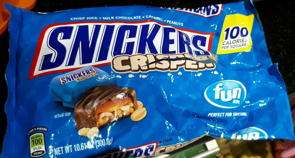 Snickers, fun size crisper