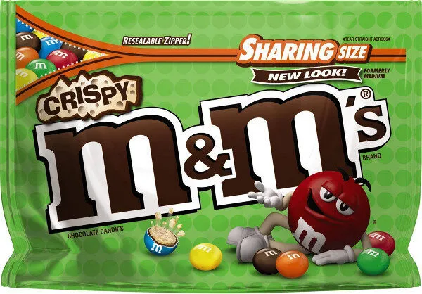 Mms crispy chocolate candies