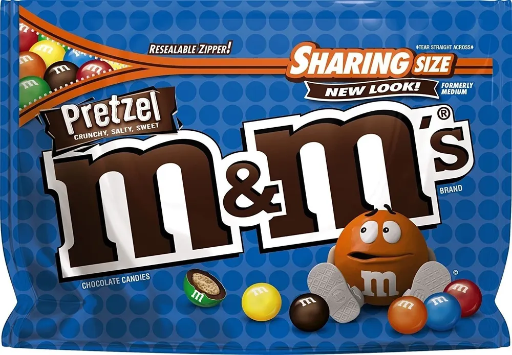 Pretzel chocolate candy sharing size ounce