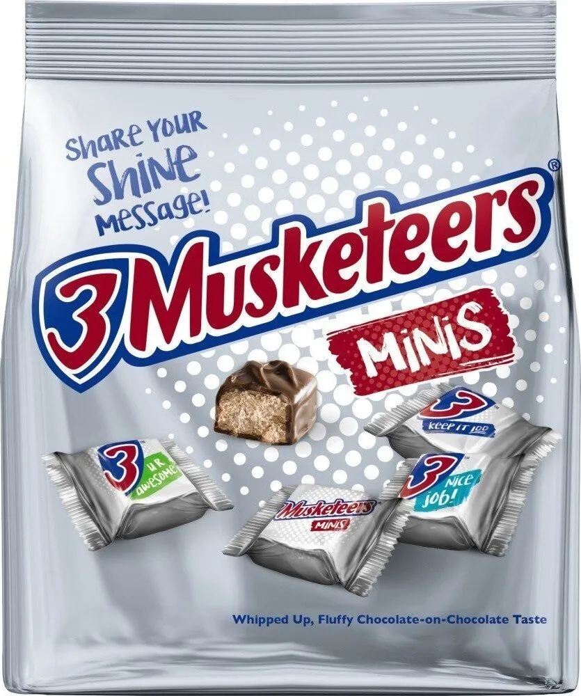Chocolate minis size candy bars ounce
