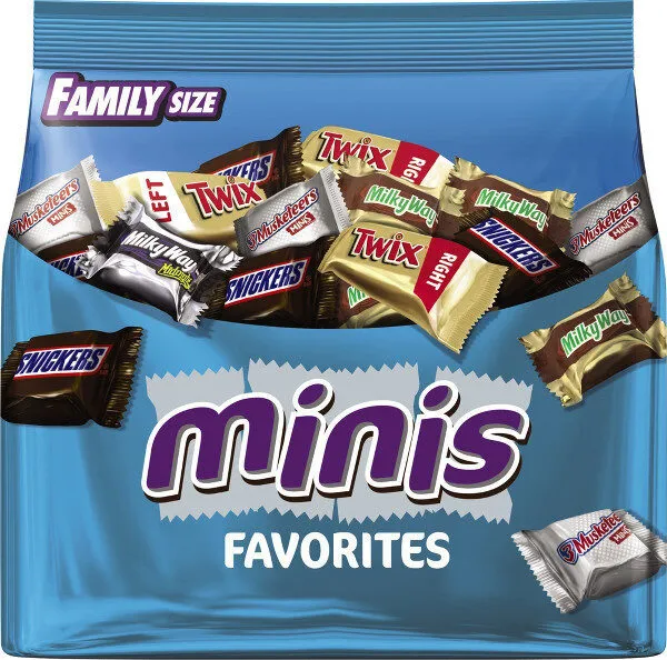 Family size minis favorites chocolate