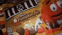 M&M's white pumpkin pie
