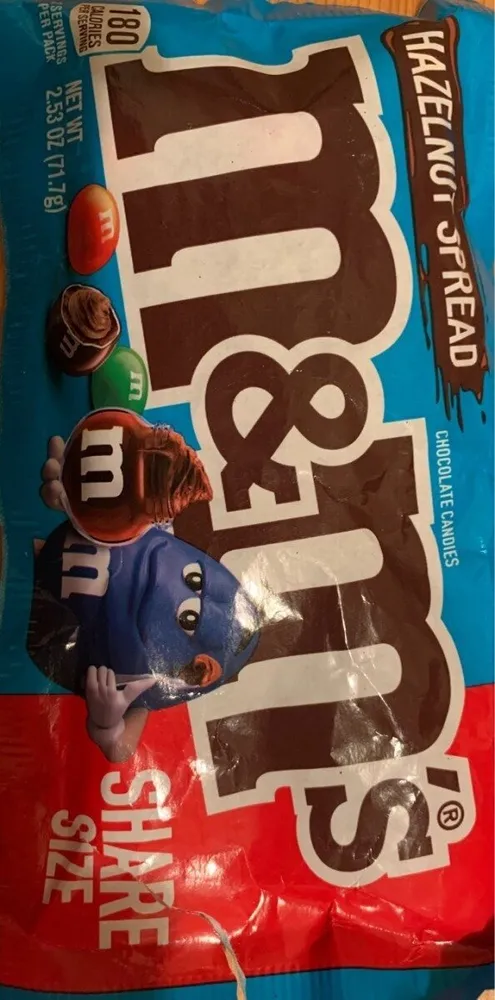 Hazelnut spread chocolate candies