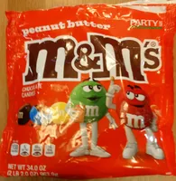 Peanut butter chocolate candy party size ounce