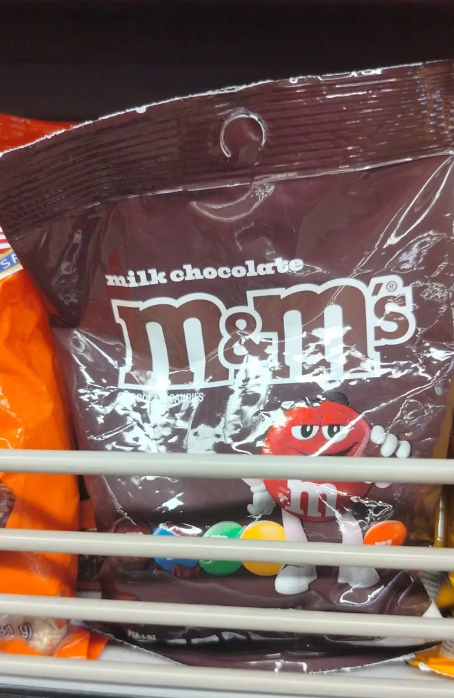 milk chocolate m&m's