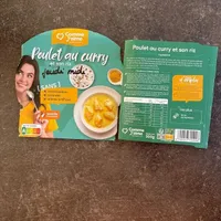 Poulet au curry et son riz