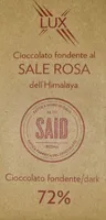 Cioccolato fondente al sale rosa dell'Himalaya