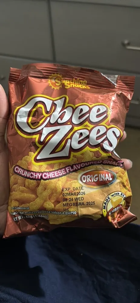 Crunchy Cheese Flavoured Snack