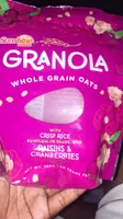 Granola Whole Grain Oats With Crisp Rice, Sunflower Seeds, Raisins & Cranberries