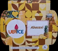 Sorvete sabor abacaxi