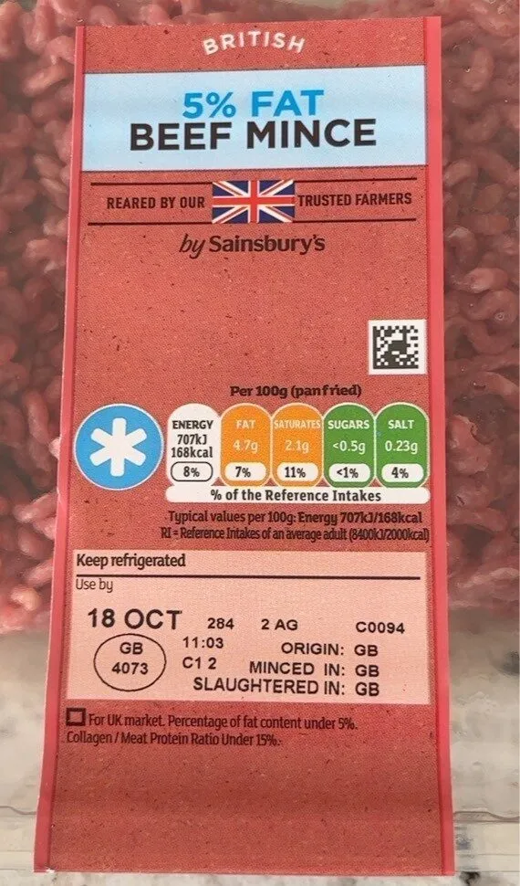 Beef mince