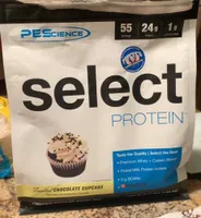 Select protein frosted chocolate cupcake