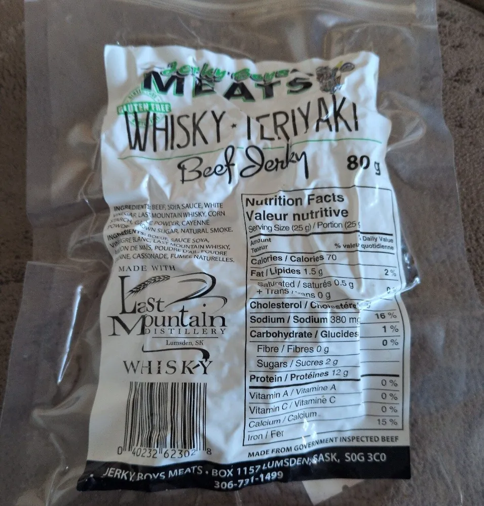 Whisky Terriyaki Beef Jerky