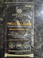 Vegan pro-collagen laranja com cenoura