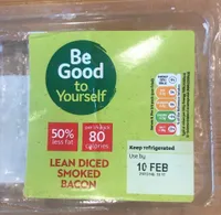 Lean diced smoken bacon