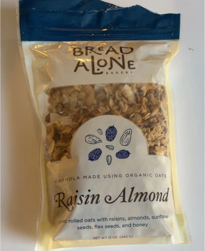 Raising almond granola