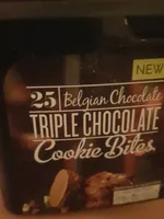25 Belgian Chocolaté TRIPLE CHOCOLATE Cookie Bites