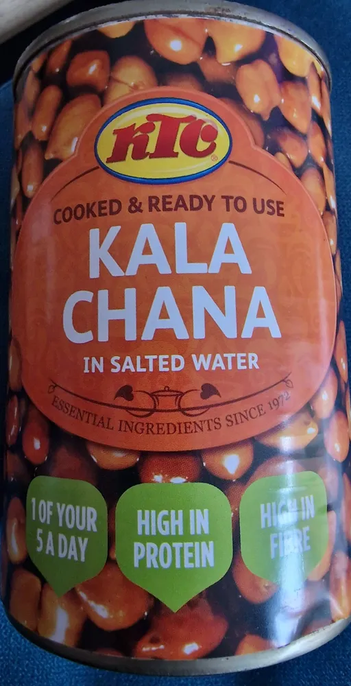 Kala Chana in Salted Water